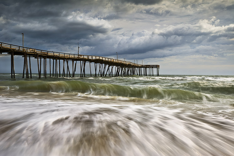 Outer Banks NC Cape Hatteras Seascape Photography Avon Pier OBX North Carolina