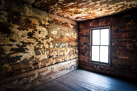 Cataloochee Old House Rustic Interior Photography