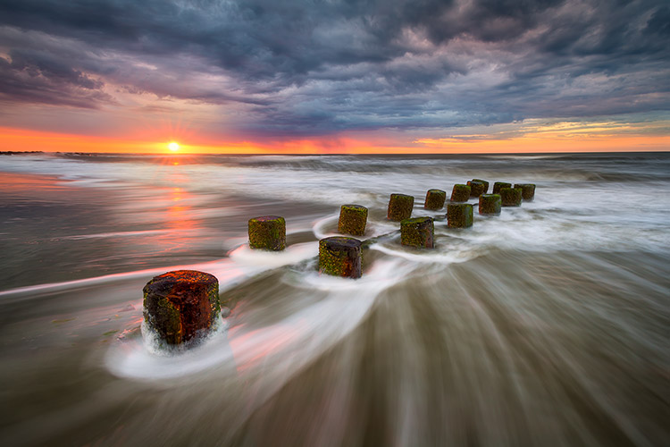 Folly Beach South Carolina Seascape Photography