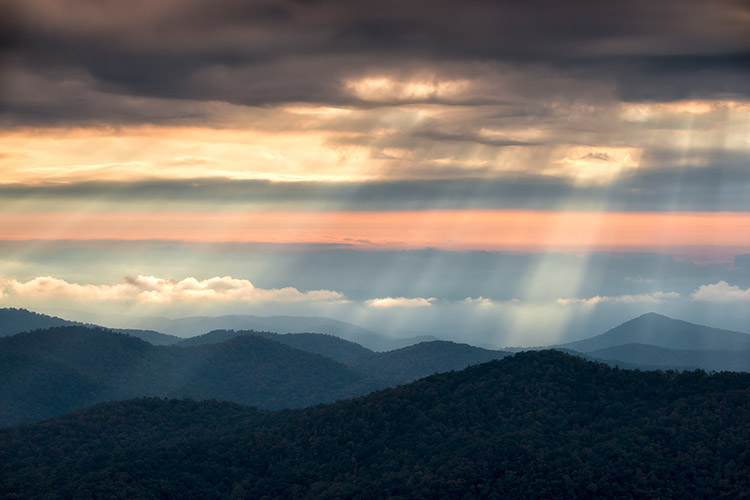Asheville NC Mountains Landscape Photography Print