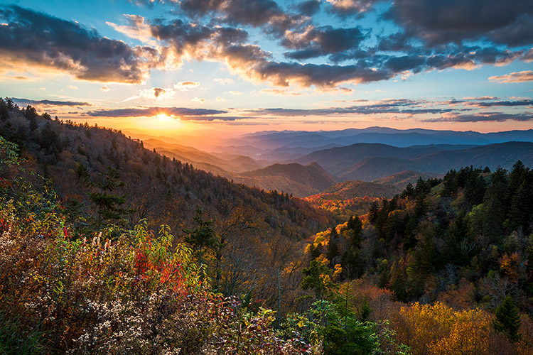Great Smoky Mountains National Park Autumn Landscape Photography ...