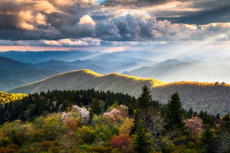 Great Smoky Mountains Landscape Photography - Blue Ridge Parkway Western NC
