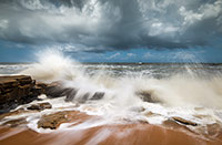 st augustine beach seascape