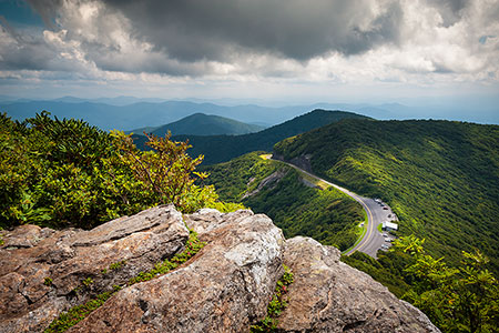 Asheville NC Craggy Gardens Scenic Overlook Photography