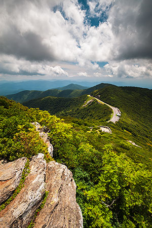 Craggy Gardens Blue Ridge Parkway NC Scenic Mountains Landscape