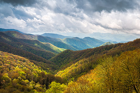 Bryson City Deep Creek Overlook Smoky Mountains