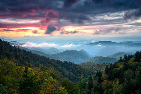 Waterrock Knob Photo Location Blue Ridge Parkway