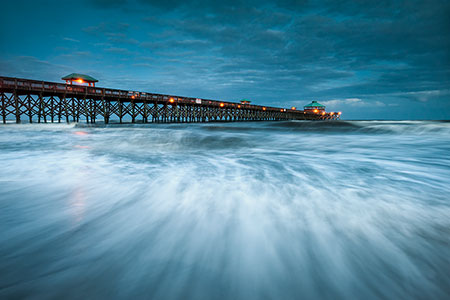 Folly Beach Pier Charleston SC Outdoor Landscape Picture