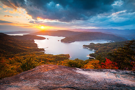 Lake Jocassee South Carolina Scenic Landscape View