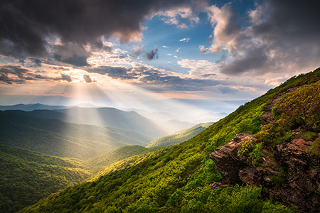 Craggy Gardens North Carolina Blue Ridge Parkway Landscape