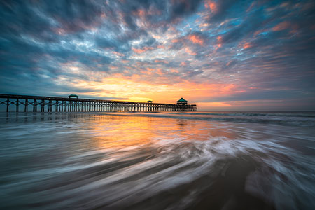 Folly Beach Charleston SC Landscape