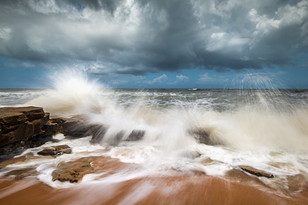 Coquina Rocks Coastal Florida Beach Photography