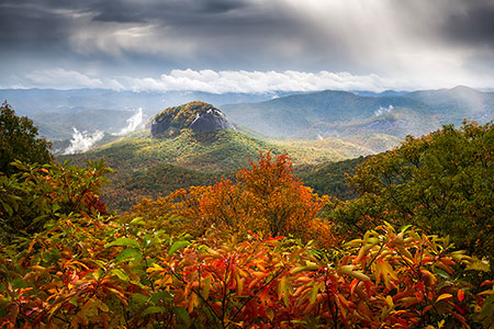 Looking Glass Rock Asheville NC Landscape