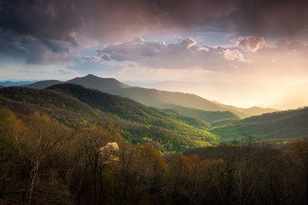 Blue Ridge Parkway Spring Landscape Photography