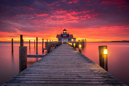 OBX Manteo Lighthouse Sunrise Photography