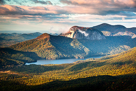 Table Rock SC State Park Sunrise Landscape Photography