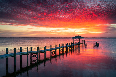 Outer Banks NC Coastal Landscape Print